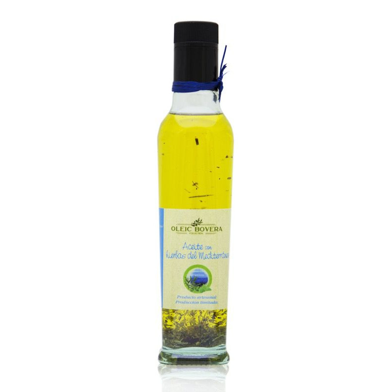 ACEITE C/HIERBAS MEDITERRÁNEAS 12/250 ml.